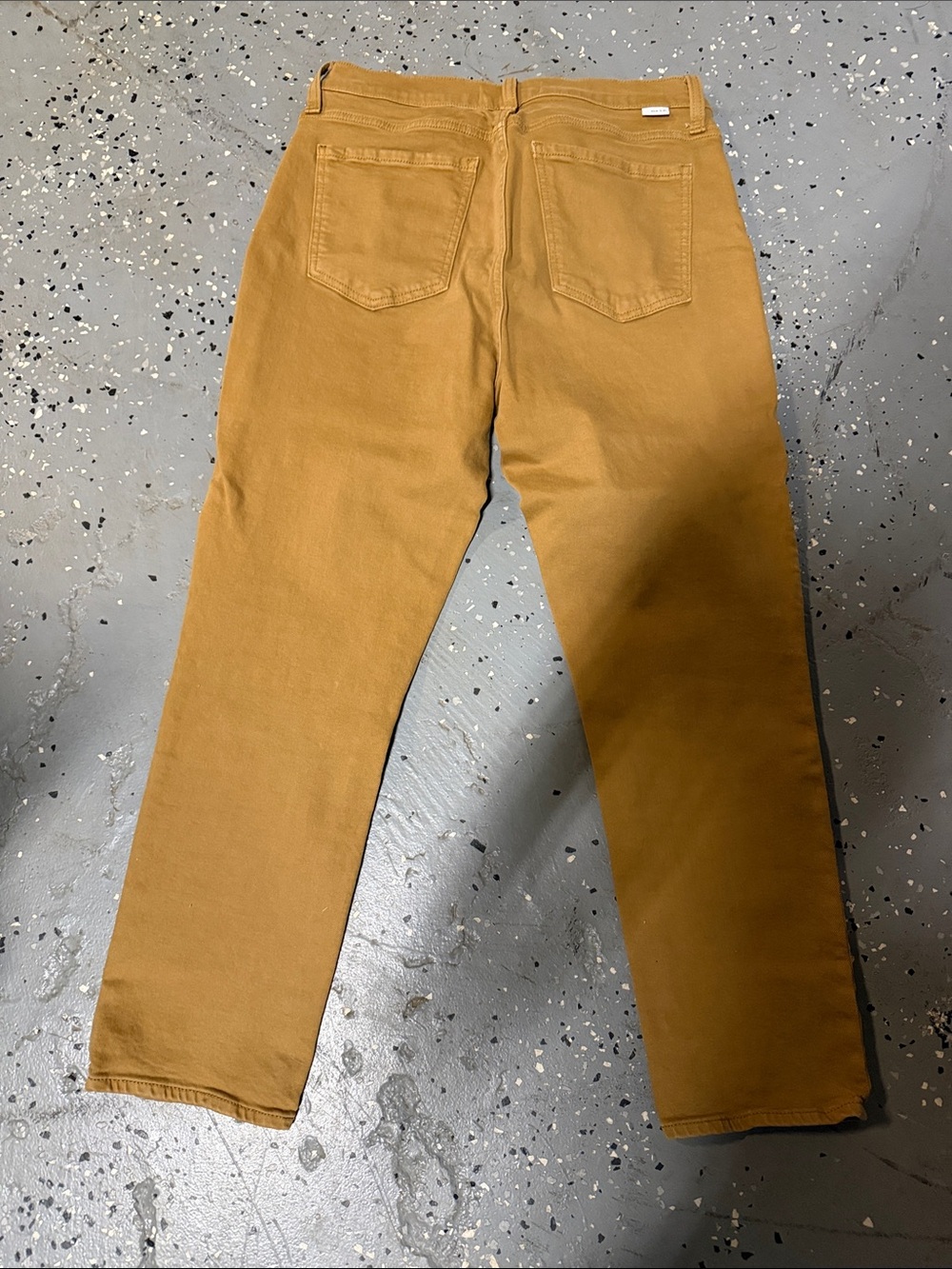 DAF Women's Mustard Brown Straight-Leg Jeans - Picture 3 of 4